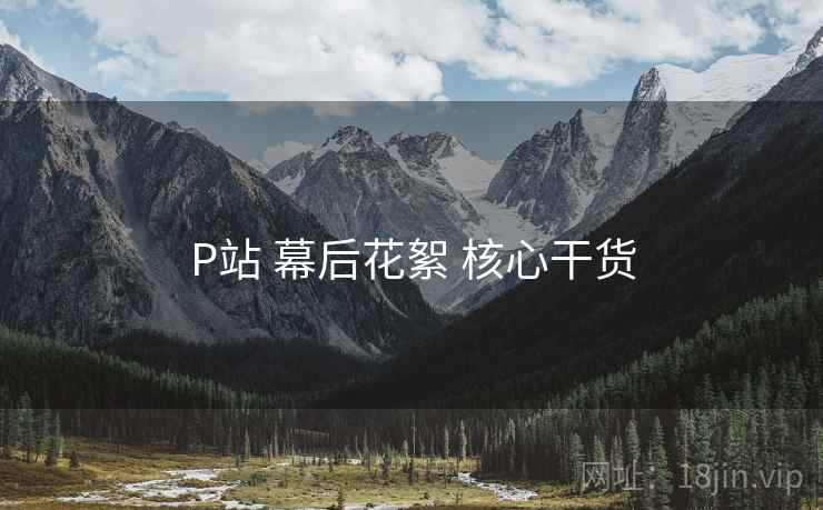 P站 幕后花絮 核心干货